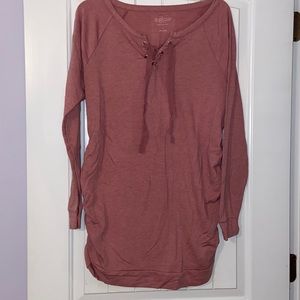 Adorable mauve colored Maternity shirt